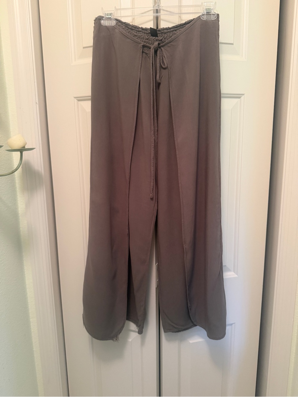 See You Monday Women’s Palazzo Wide-Leg pants in Taupe